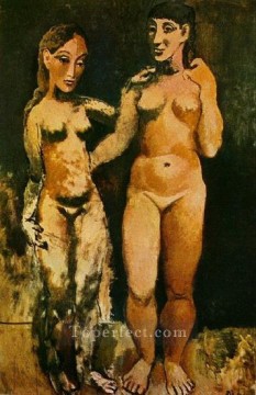 Dos mujeres desnudas 2 1906 Pablo Picasso Pinturas al óleo